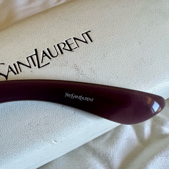Yves Saint Laurent Sunglasses Made in ITALY Crystal 6119/S Purple color main image 5
